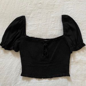 Aritzia Smocked Blouse